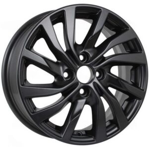 KDW KD1546 6x15 4x100 ET40 D60.1 Matt Black Painted