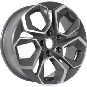 KDW KD1620 6.5x16 5x108 ET45 D63.4 Matt Black Painted