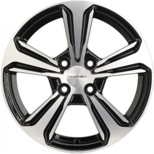 Khomen Wheels KHW1502 (Vesta) 6x15 4x100 ET50 D60.1 Black-FP