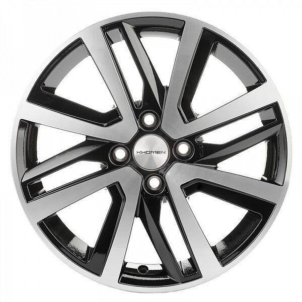 Khomen Wheels KHW1609 (Nexia) 6x16 4x100 ET47 D56.6 Black-FP