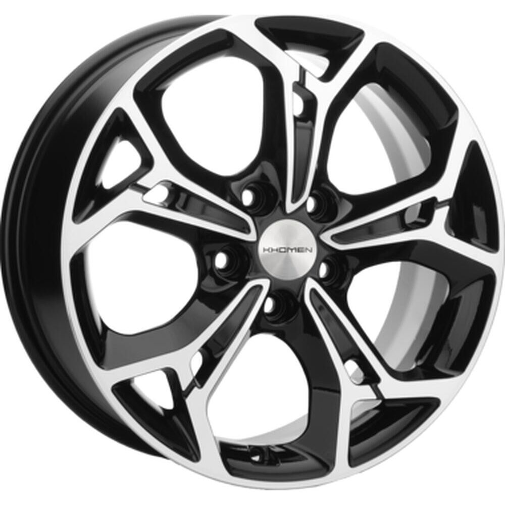 Khomen Wheels KHW1702 (Changan CS35/CS35 Pro) 7x17 5x110 ET46 D63.3 Black-FP
