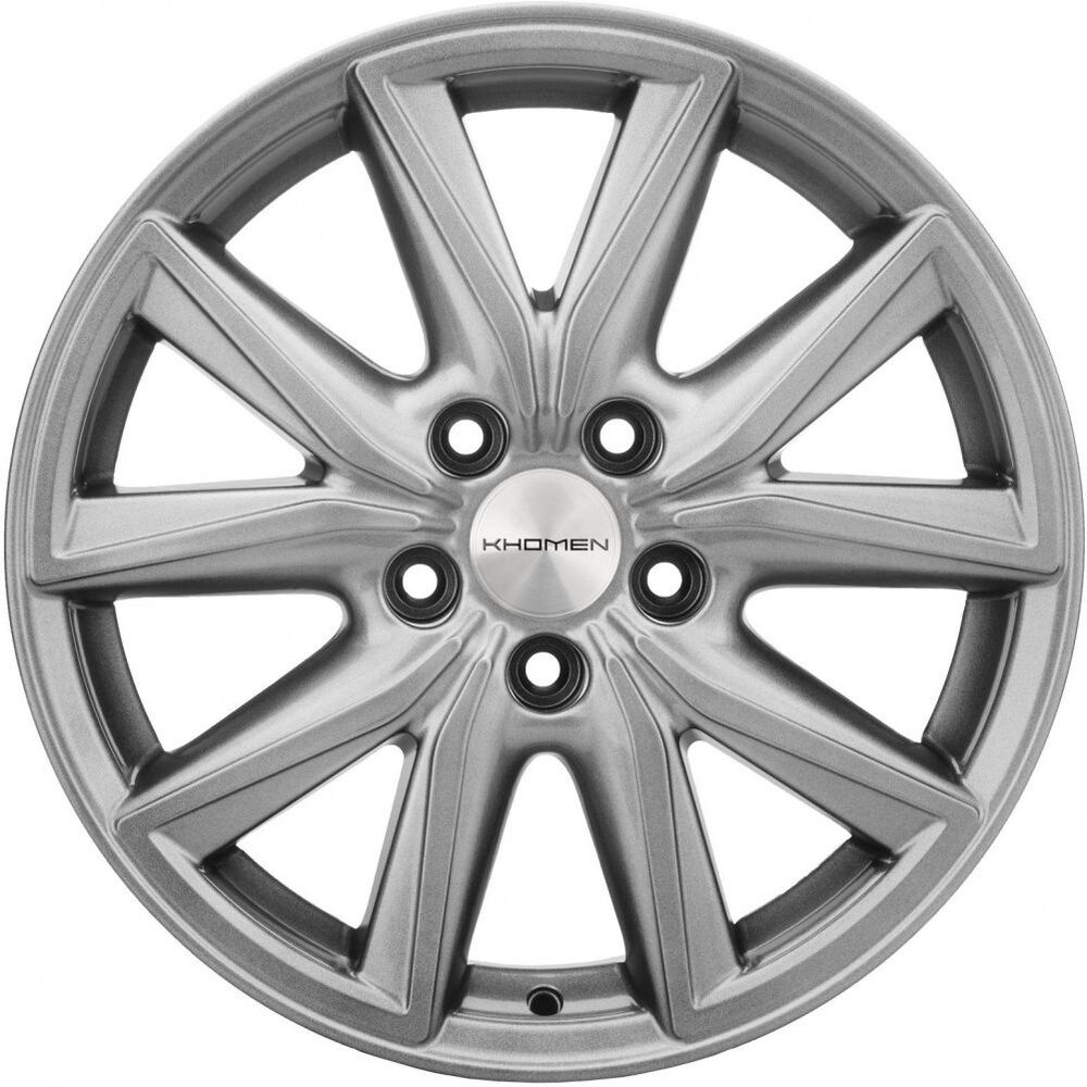 Khomen Wheels KHW1706 (Camry) 7x17 5x114.3 ET39 D60.1 G-Silver-FP