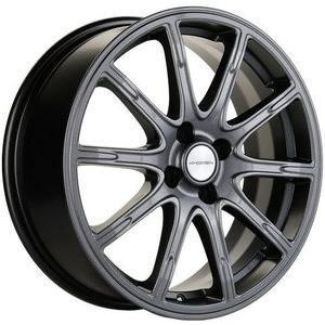 Khomen Wheels KHW1707 (KIA Rio I/II Solaris I/II) 6.5x17 4x100 ET43 D60.1 BLACK-FP
