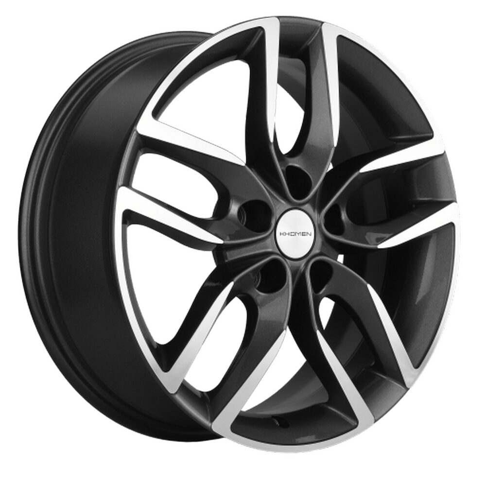Khomen Wheels KHW1708 (Haval F7/F7x) 6.5x17 5x108 ET43 D65.1 Black-FP