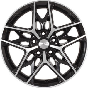Khomen Wheels KHW1709 7x17 5x114.3 ET53 D67.1 Black-FP