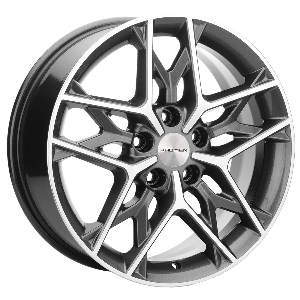Khomen Wheels KHW1709 (Camry) 7x17 5x108 ET45 D60.1 BLACK-FP