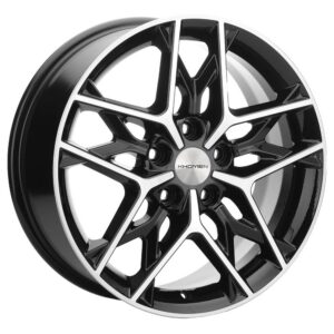 Khomen Wheels KHW1709 (Changan/Geely/Lexus/Toyota) 7x17 5x110 ET46 D63.3 Black-FP