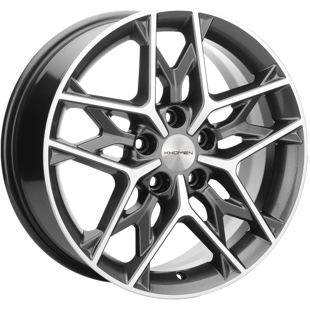 Khomen Wheels KHW1709 (Ford C-Max) 7x17 5x108 ET50 D63.3 Black-FP
