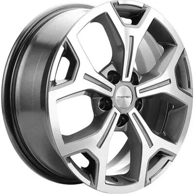 Khomen Wheels KHW1710 (VW Multivan) 6.5x17 5x120 ET60 D65.1 Black-FP