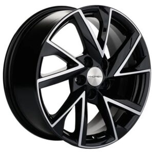 Khomen Wheels KHW1714 7x17 5x112 ET40 D57.1 Black-FP