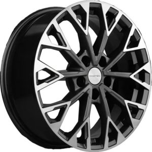Khomen Wheels KHW1718 (Kuga/Focus/Volvo XC40/XC70) 7x17 5x108 ET50 D63.3 Black-FP
