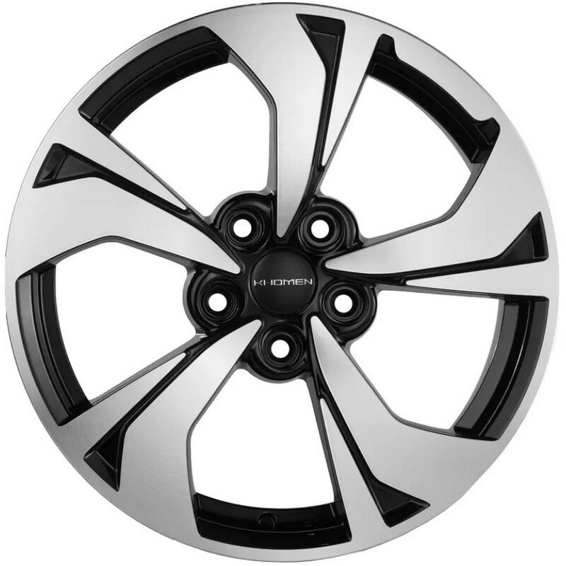 Khomen Wheels KHW1724 7x17 5x108 ET36 D65.1 Black-FP