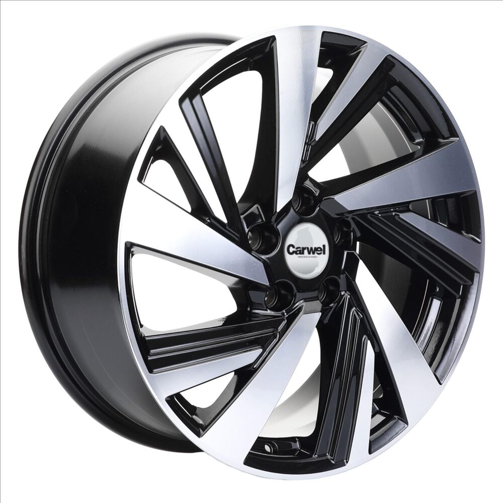 Khomen Wheels KHW1801 7.5x18 5x108 ET40 D60.1 Black-FP