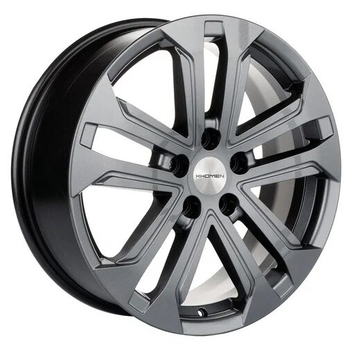 Khomen Wheels KHW1803 (CS35/CS35 Plus) 7x18 5x110 ET50 D63.3 Black-FP