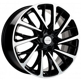 Khomen Wheels KHW1804 (Audi A4/A6) 7.5x18 5x112 ET39 D66.6 Black-FP