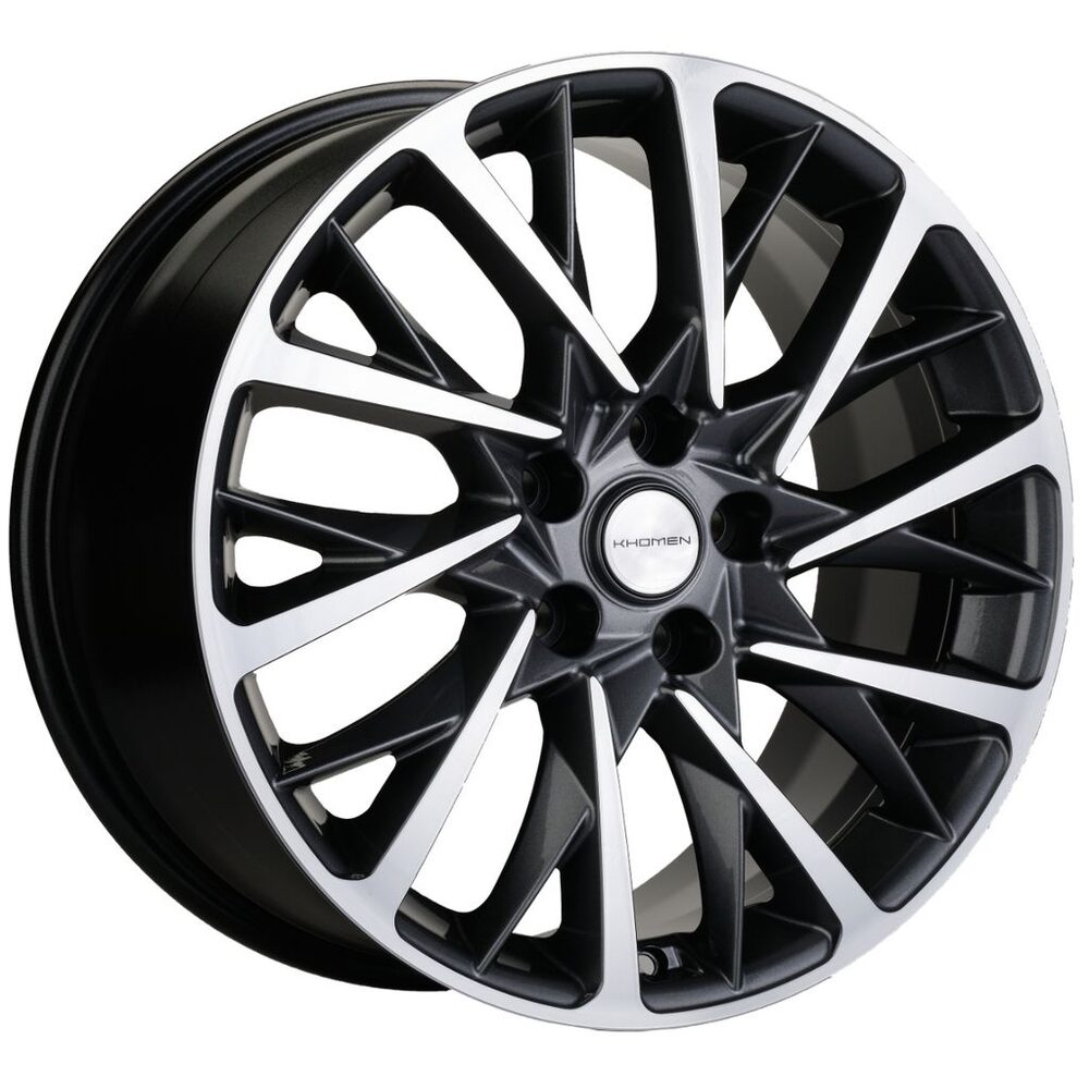 Khomen Wheels KHW1804 (Geely Atlas/Atlas Pro/Lifan Myway) 7.5x18 5x110 ET40 D67.1 Black-FP