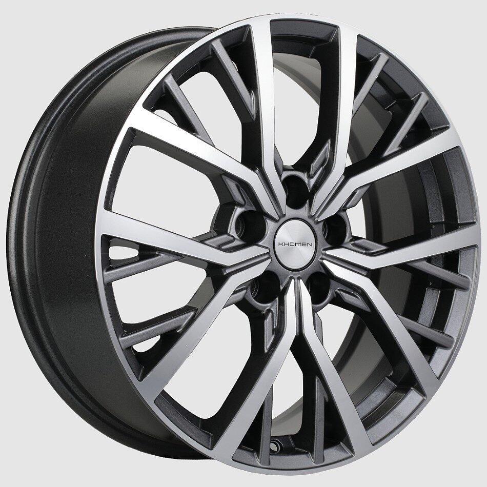 Khomen Wheels KHW1806 (Changan/Geely/Lexus/Suzuki/Toyota) 7x18 5x114.3 ET35 D60.1 Black-FP
