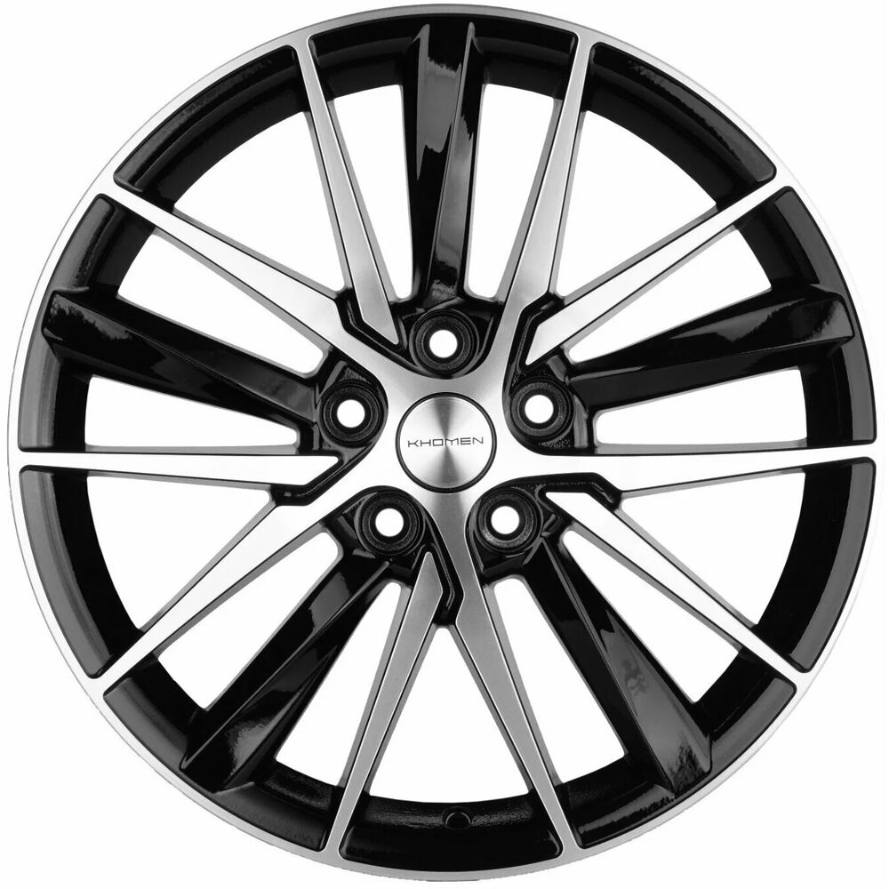 Khomen Wheels KHW1807 (Geely Atlas/Atlas Pro/Lifan Myway) 8x18 5x114.3 ET45 D60.1 Black-FP