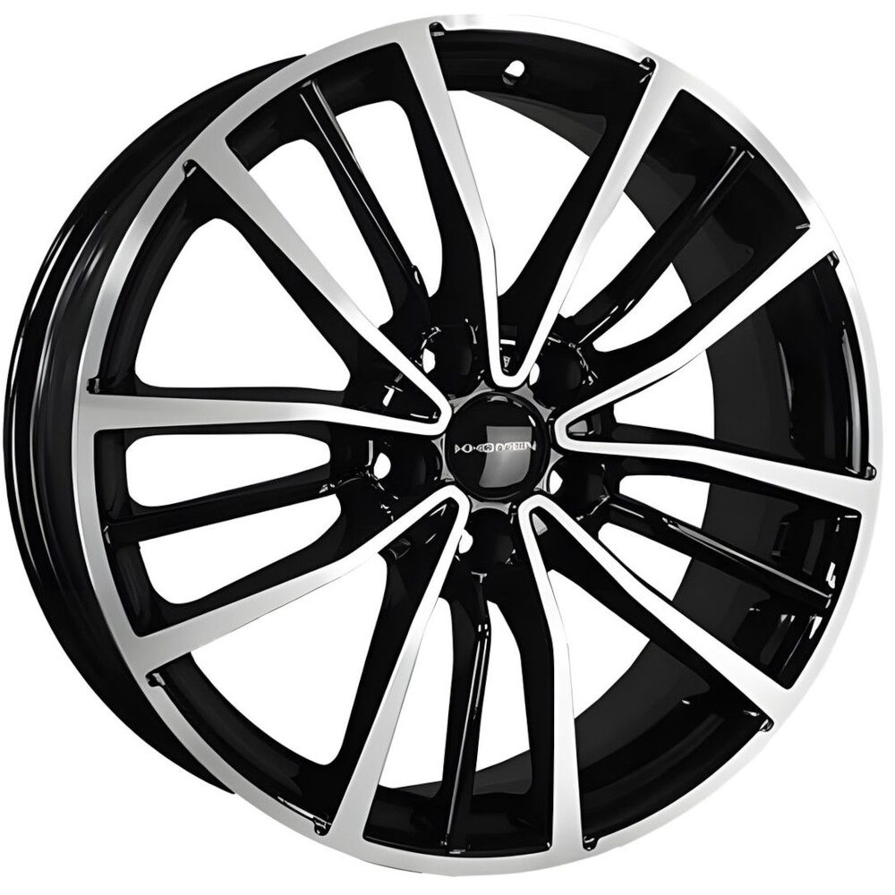 Khomen Wheels KHW1812 (Geely Coolray) 7x18 5x114.3 ET53 D54.1 Black-FP