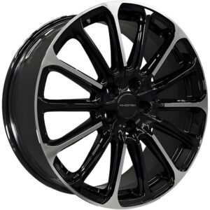 Khomen Wheels KHW1910 (Nissan X-Trail) 7.5x19 5x114.3 ET45 D66.1 Black-FP