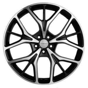 Khomen Wheels KHW2012 (Geely Monjaro (KX11)) 8x20 5x108 ET46 D63.4 Black-FP
