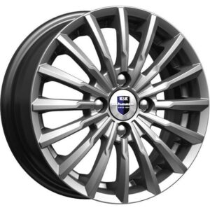 КиК Акцент 5.5x14 4x100 ET39 D56.6 Алмаз черный