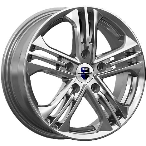 КиК Аламер 7.5x18 5x108 ET42 D63.3 Дарк платинум