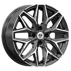 КиК Ариус 7x17 4x108 ET20 D65.1 Алмаз черный