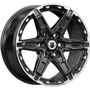 КиК Дистрикт 8x18 6x114.3 ET46 D67.1 Дарк платинум
