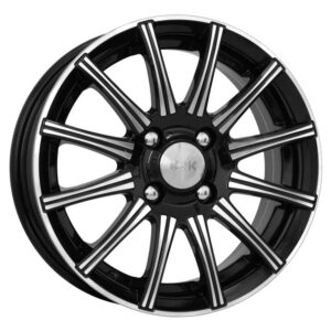 КиК Сиеста 5.5x14 4x100 ET35 D67.1 Алмаз черный