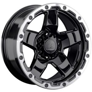 LS Wheels LS1371 9.5x18 6x139.7 ET5 D106.1 BKL