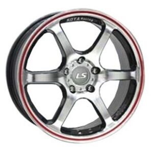 LS Wheels LS544 8.5x18 5x100 ET40 D73.1 BKFRL