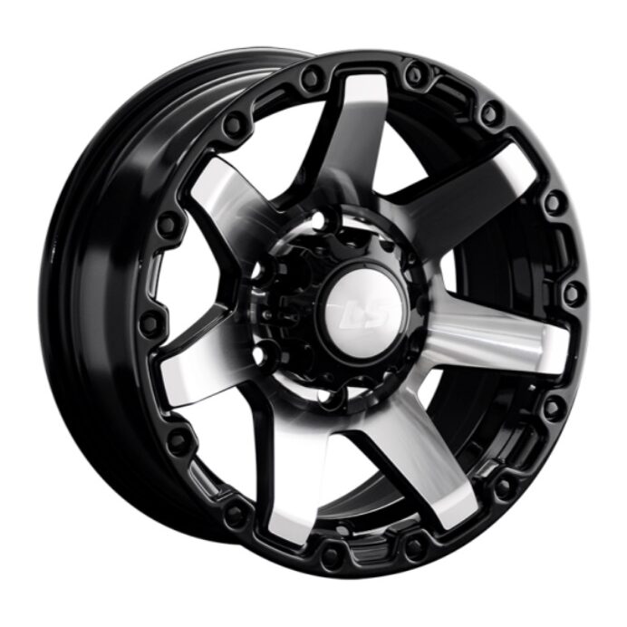 LS Wheels LS873 7x15 6x139.7 ET10 D106.1 BKF