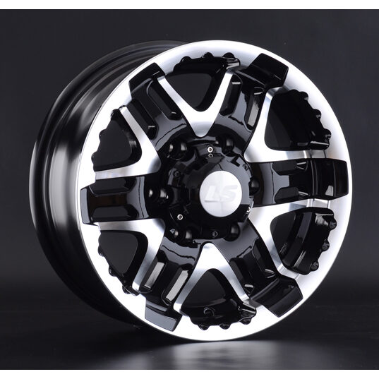 LS Wheels LS894 6.5x15 6x139.7 ET0 D106.1 BKF