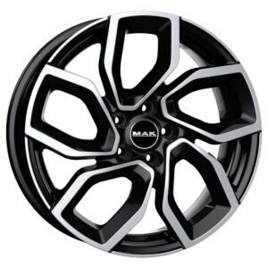 MAK Apollo 7.5x18 5x108 ET45 D65.1 Black Mirror