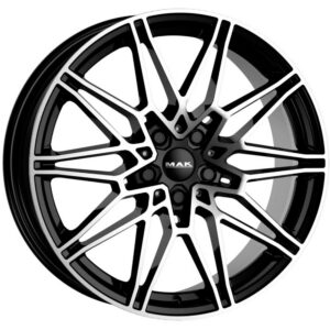 MAK Koenig 7.5x17 5x112 ET52 D66.6 Black Mirror