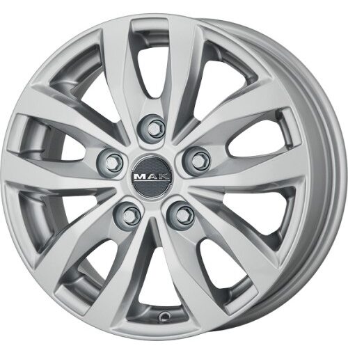 MAK Load 5 3 6.5x15 5x160 ET58 D65.1 Silver