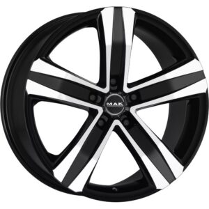 MAK Stone 5 3 6.5x15 5x160 ET52 D65.1 Black Mirror