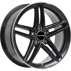 PDW Wheels FF2127 8.5x18 5x112 ET40 D66.5 Gloss Black Machine