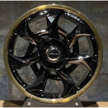 Replica ST 1193 10x22 5x150 ET40 D110.2 Black Coffee Polish+