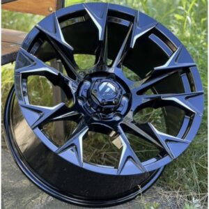 Replica ST A326 10x20 6x139.7 ET-10 D110.1 Black+Milling