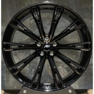 Replica ST ABT 1111 9.5x22 5x112 ET20 D66.5 Black Lip Polish