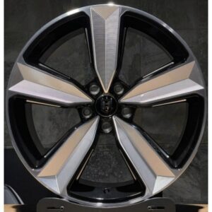 Replica ST AU5400 9x21 5x112 ET30 D66.5 Black+Milling