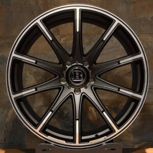 Replica ST Brabus 10x22 5x130 ET36 D84.1 Matt Black