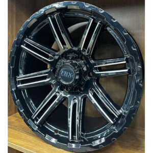 Replica ST FBX R608 9x18 6x139.7 ET12 D106.1 Black milling