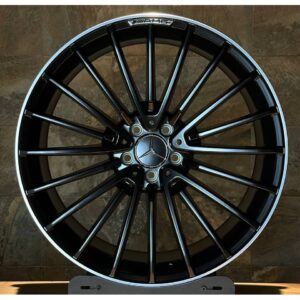 Replica ST K0235 8.5x20 5x112 ET35 D66.6 Black Lip Polish