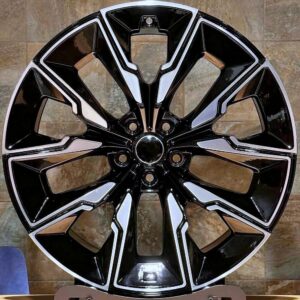 Replica ST ZX 538 10.5x21 5x112 ET44 D66.5 Black milling line
