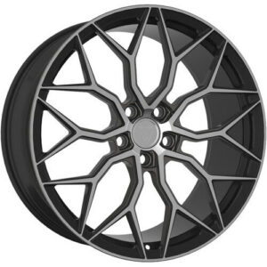 Vissol Forged F-1031 10.5x20 5x130 ET55 D71.6 GLOSS BLACK WITH MAC