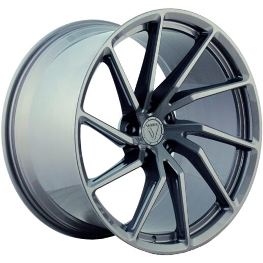 Vissol Forged F-930L 9x22 5x114.3 ET38 D73.1 GLOSS BLACK