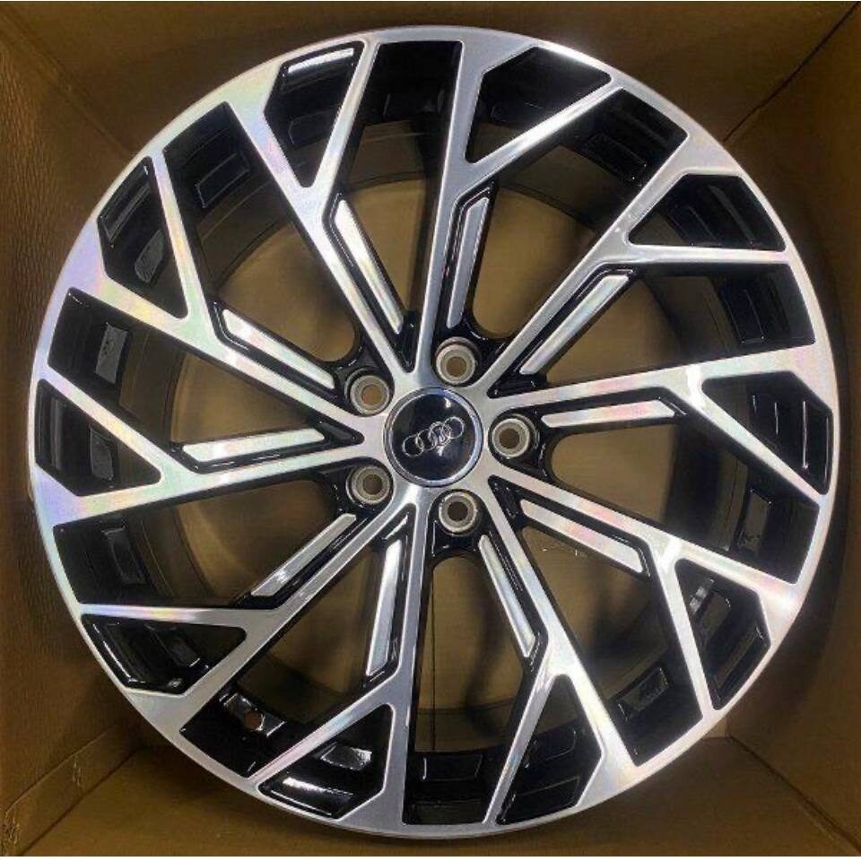 Zixi Audi 3051 9x20 5x112 ET30 D66.4 Black Machined Face